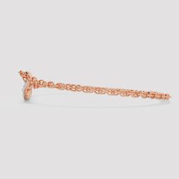 Interlocking Link Diamond Bracelet