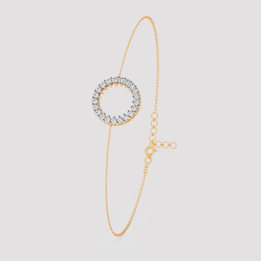 Invictus Circle Diamond Bracelet