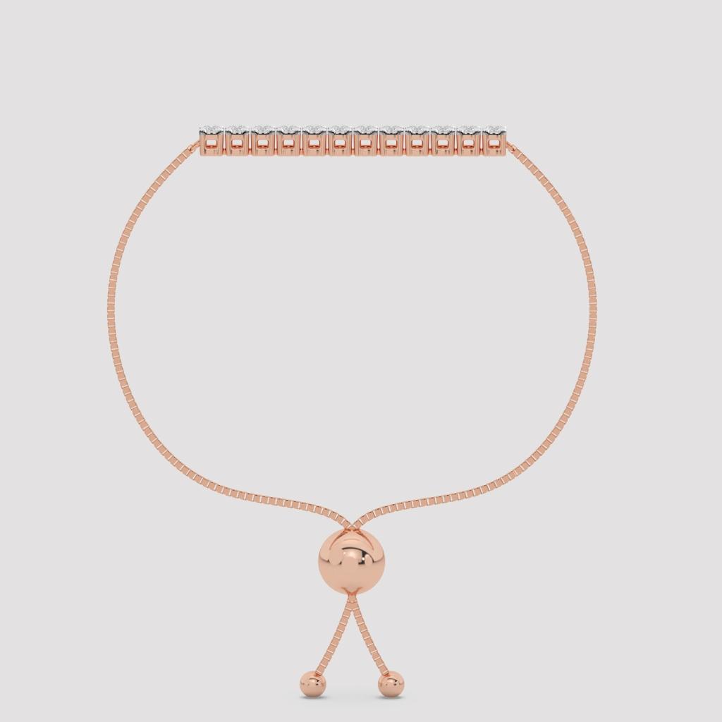 Invictus Diamond Slider Bracelet