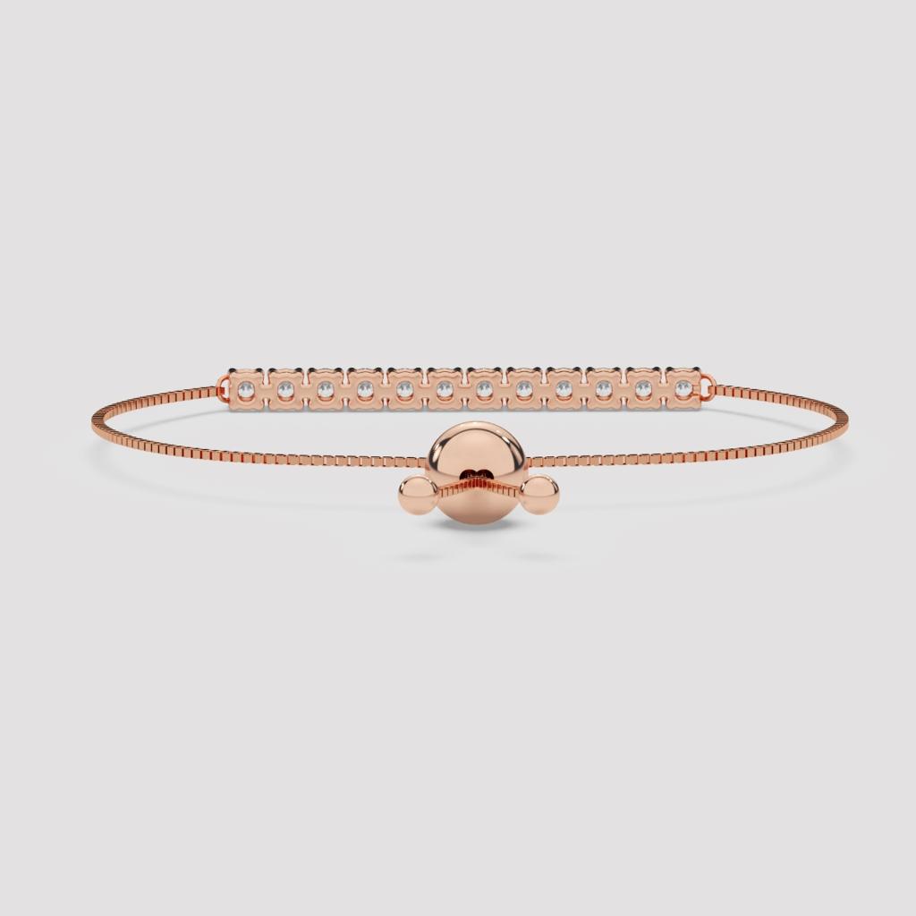 Invictus Diamond Slider Bracelet