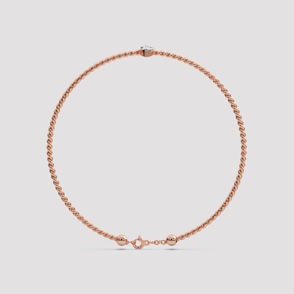 Invictus Diamond Station Bracelet