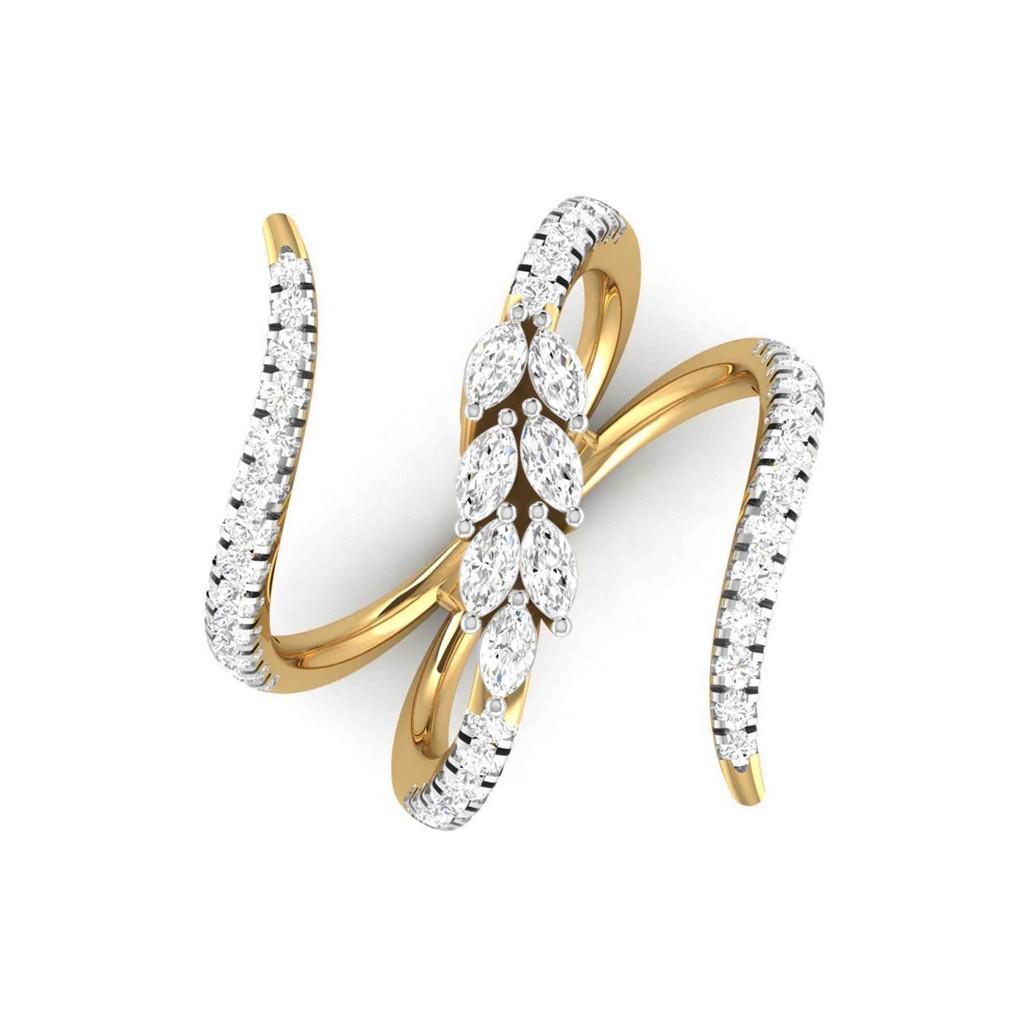 Lahari Spiral Ring