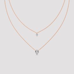 Layered Pear Necklace