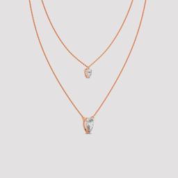 Layered Pear Necklace