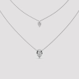 Layered Pear Necklace