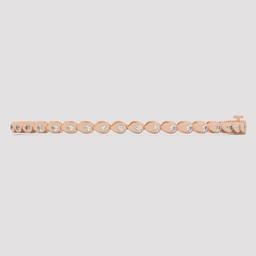 Leaf Link Diamond Bracelet