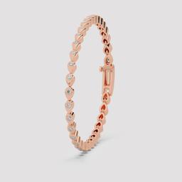 Leaf Link Diamond Bracelet