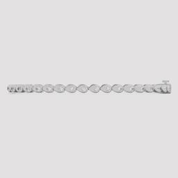 Leaf Link Diamond Bracelet