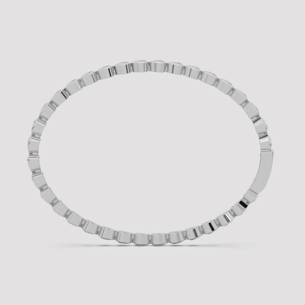 Leaf Link Diamond Bracelet