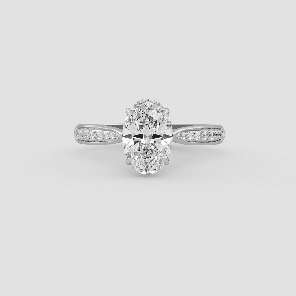 Lumière Oval Solitaire