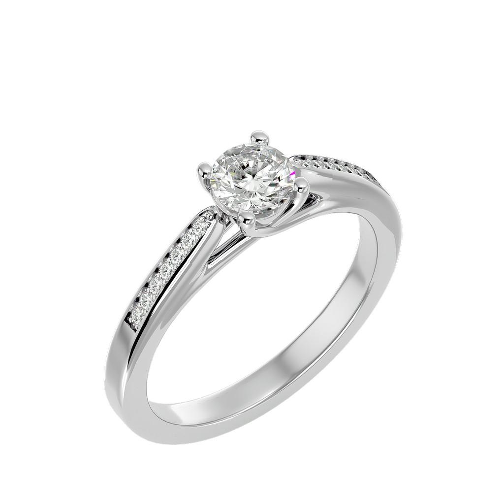 Luminescent Solitaire Ring