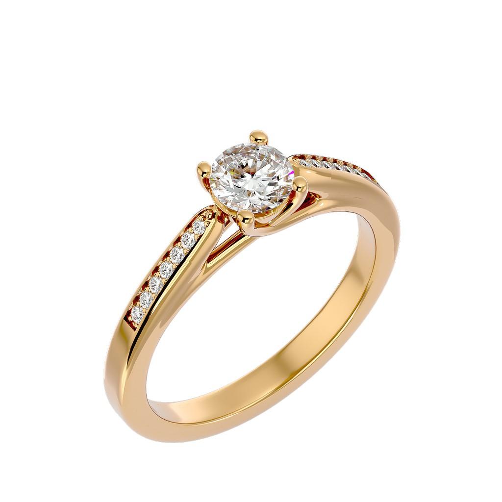 Luminescent Solitaire Ring
