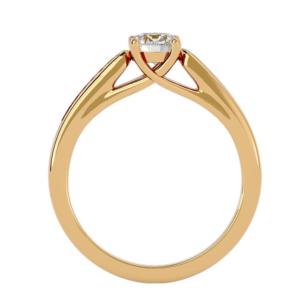 Luminescent Solitaire Ring
