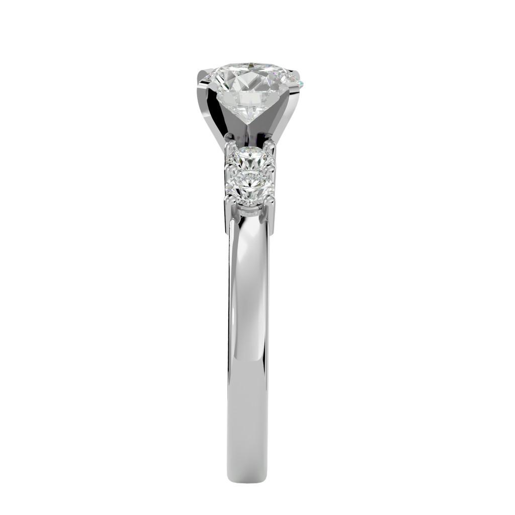 Luminous Cascade Ring