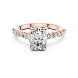 Luminous Oval Embrace Ring