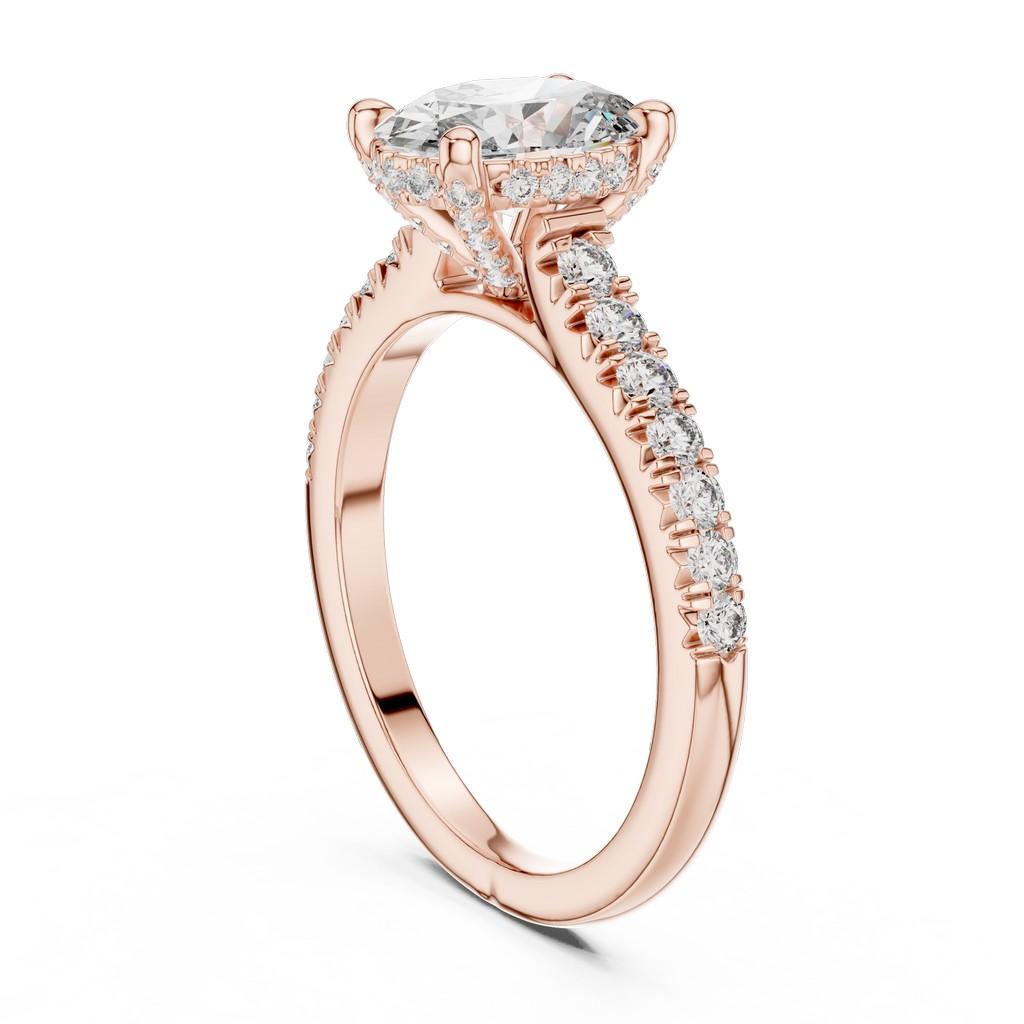 Luminous Oval Embrace Ring