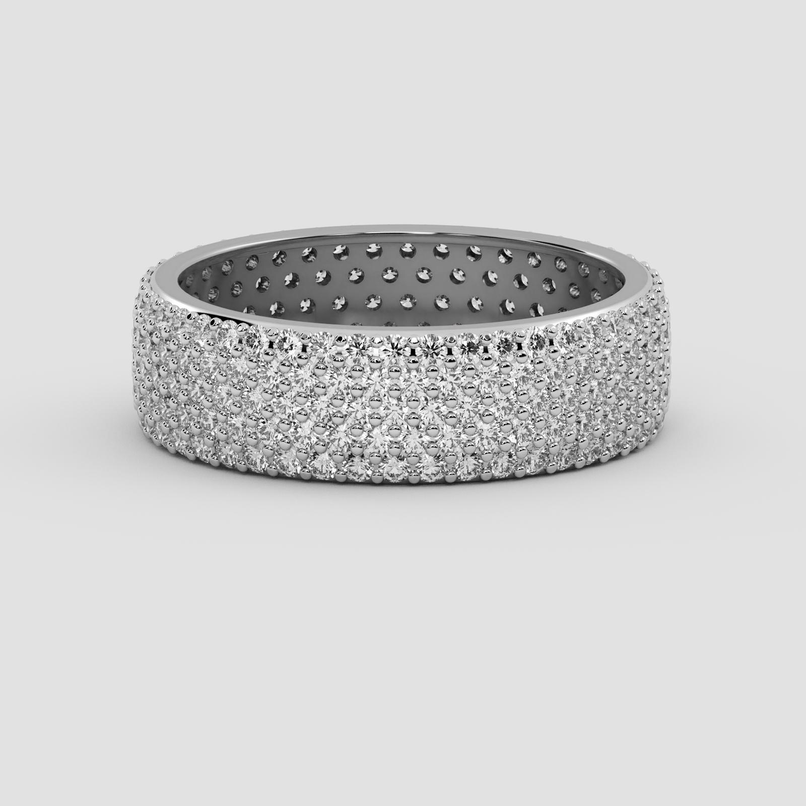 Luminous Pavé Band Ring