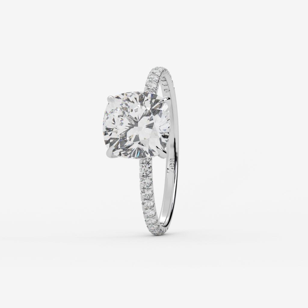 Majestic Cushion Solitaire