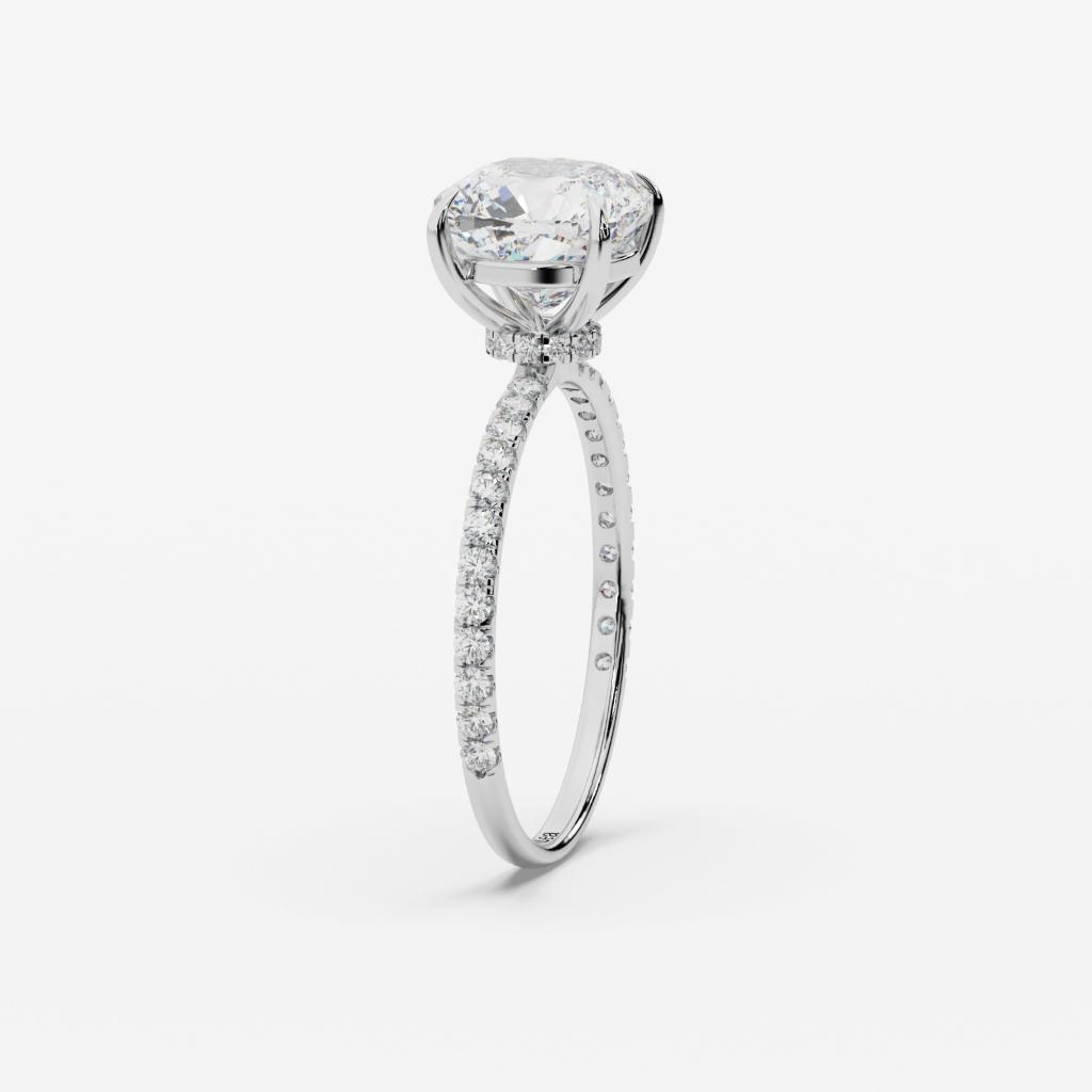 Majestic Cushion Solitaire