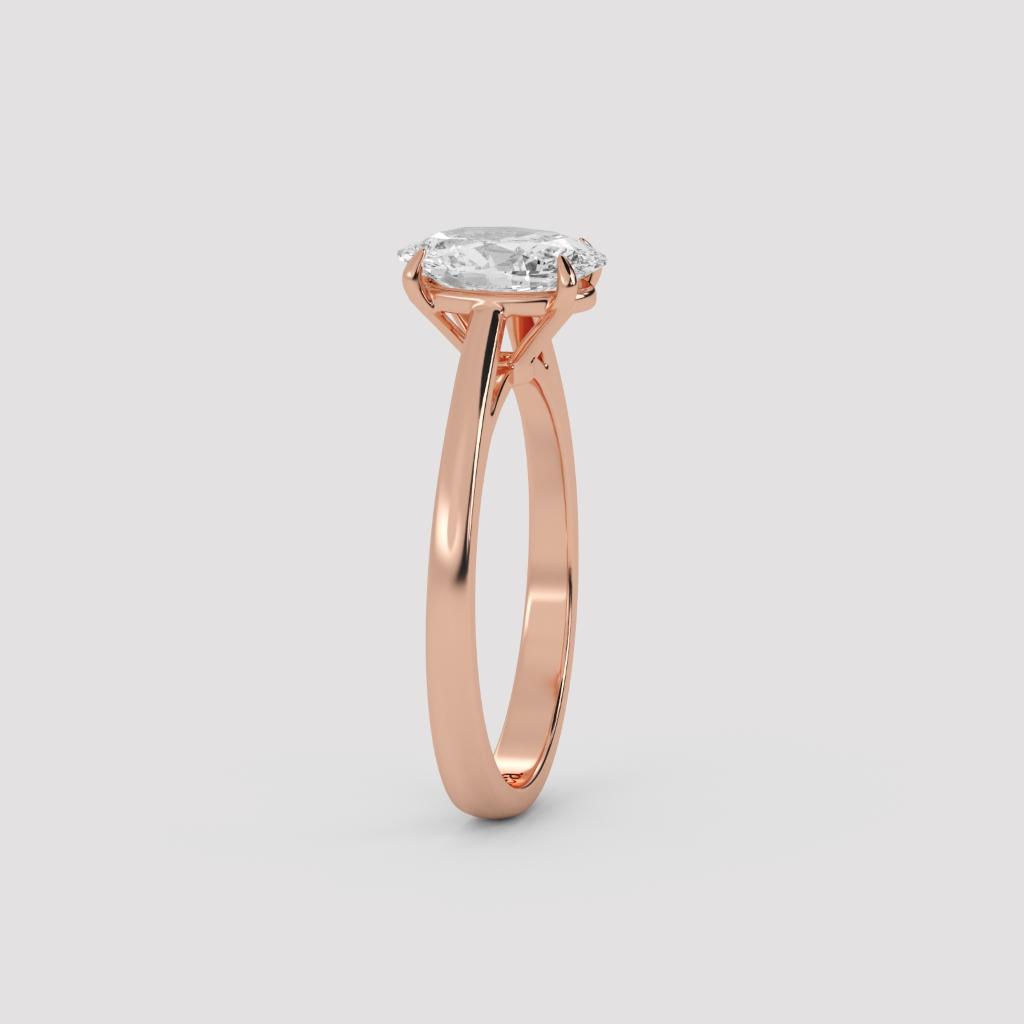 Majestic Oval Solitaire