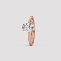 Majestic Oval Solitaire