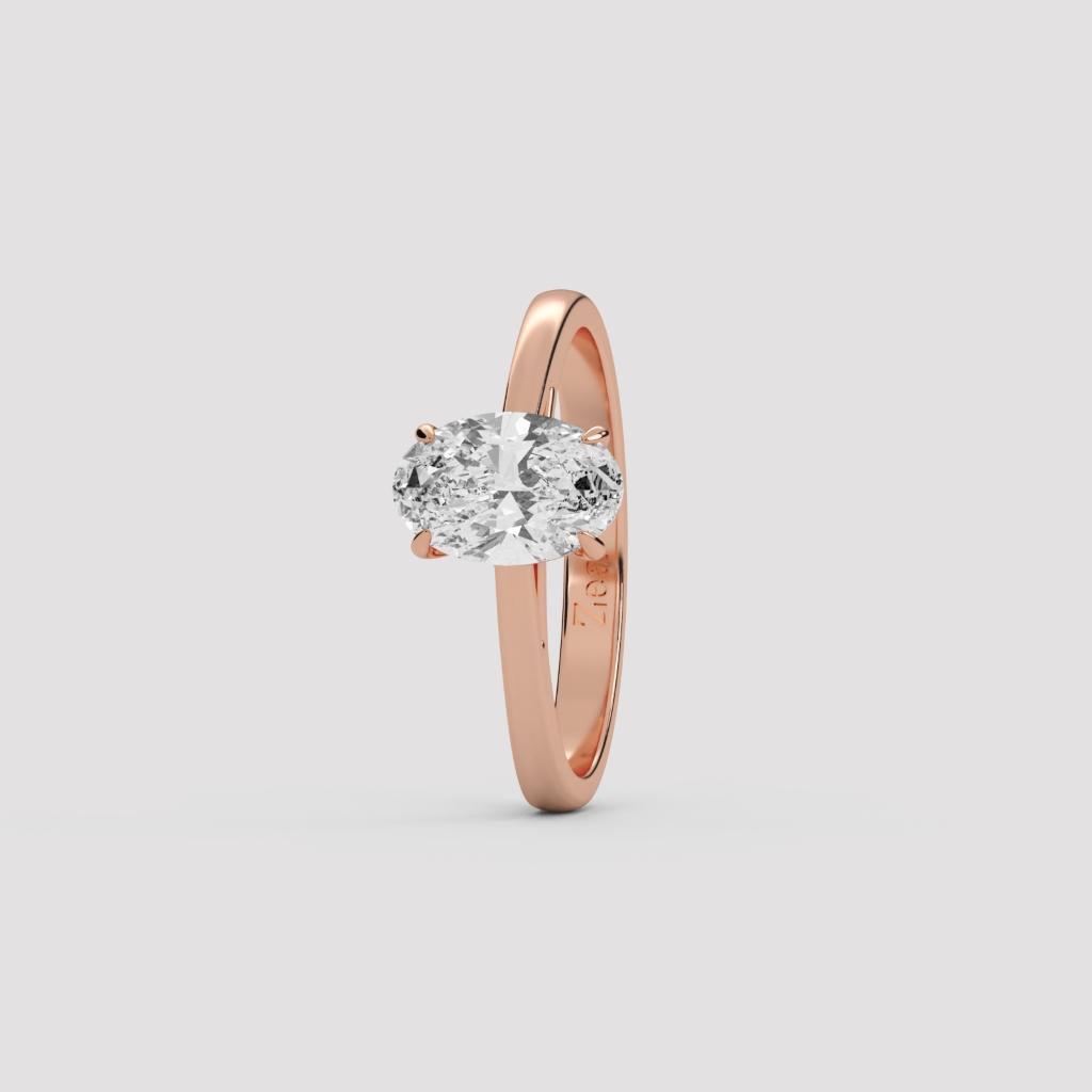 Majestic Oval Solitaire
