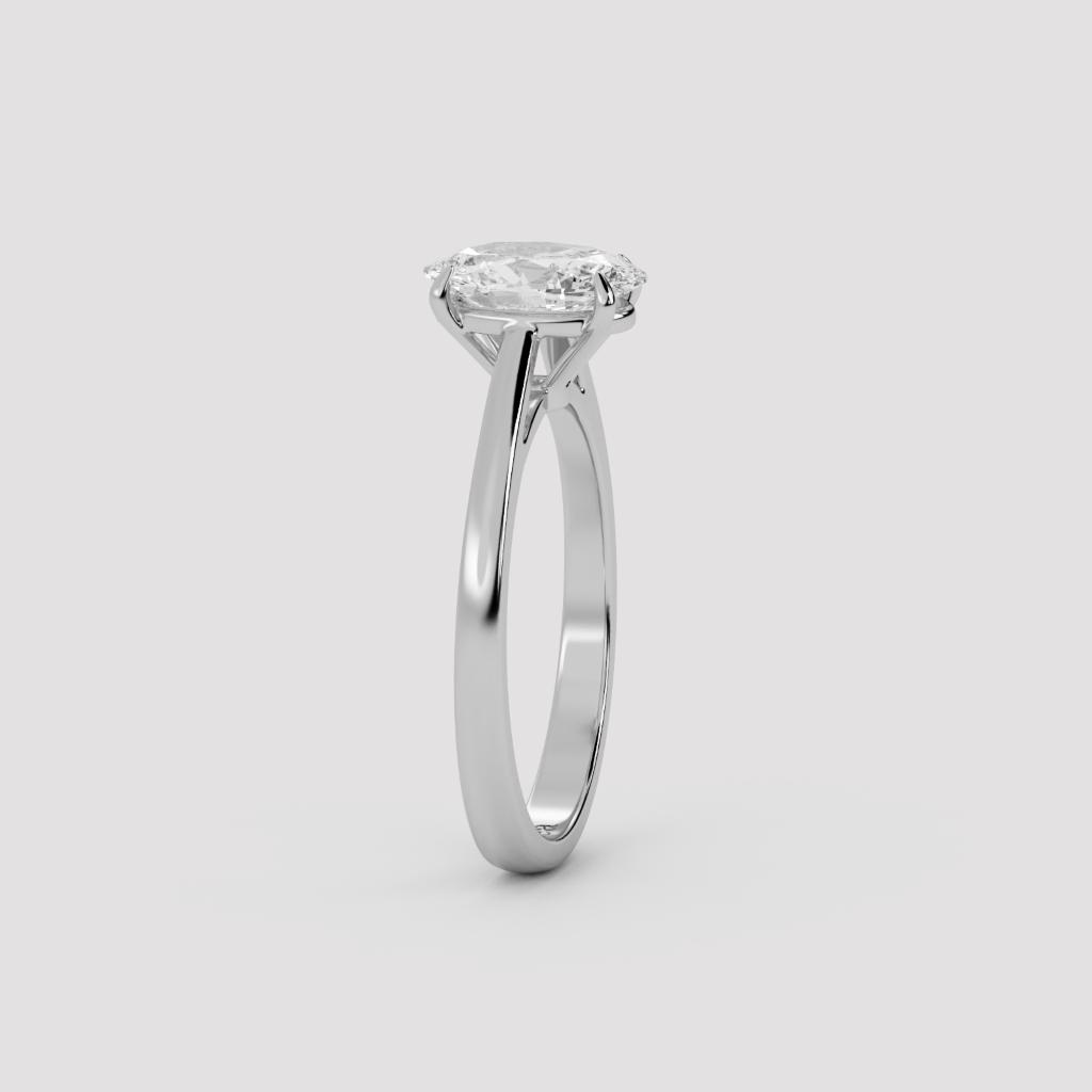 Majestic Oval Solitaire
