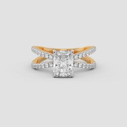 Majestic Radiant Solitaire Ring
