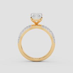 Majestic Radiant Solitaire Ring