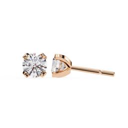 Majestic Round Prong Earring