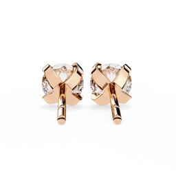 Majestic Round Prong Earring