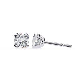 Majestic Round Prong Earring