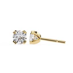 Majestic Round Prong Earring