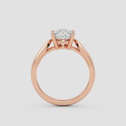 Majestic Round Solitaire Ring