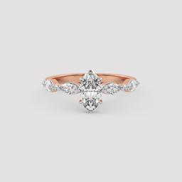 Marquise Leaf Ring