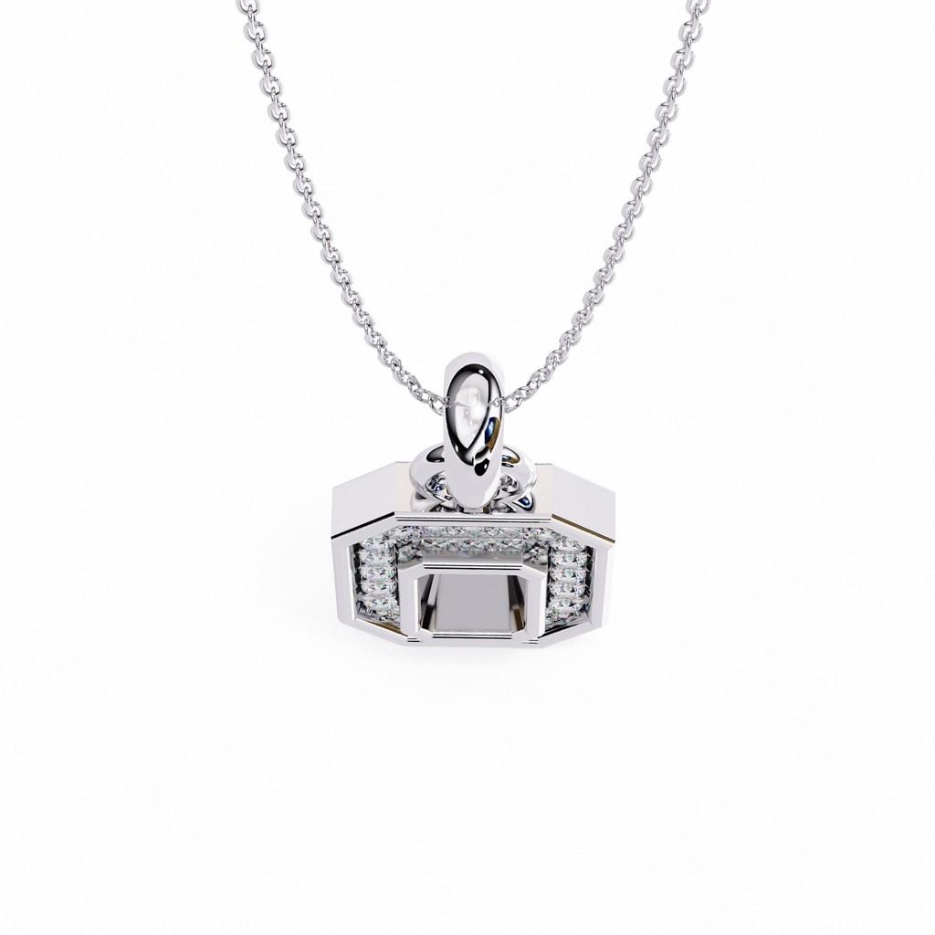 Octad Geometric Pendant