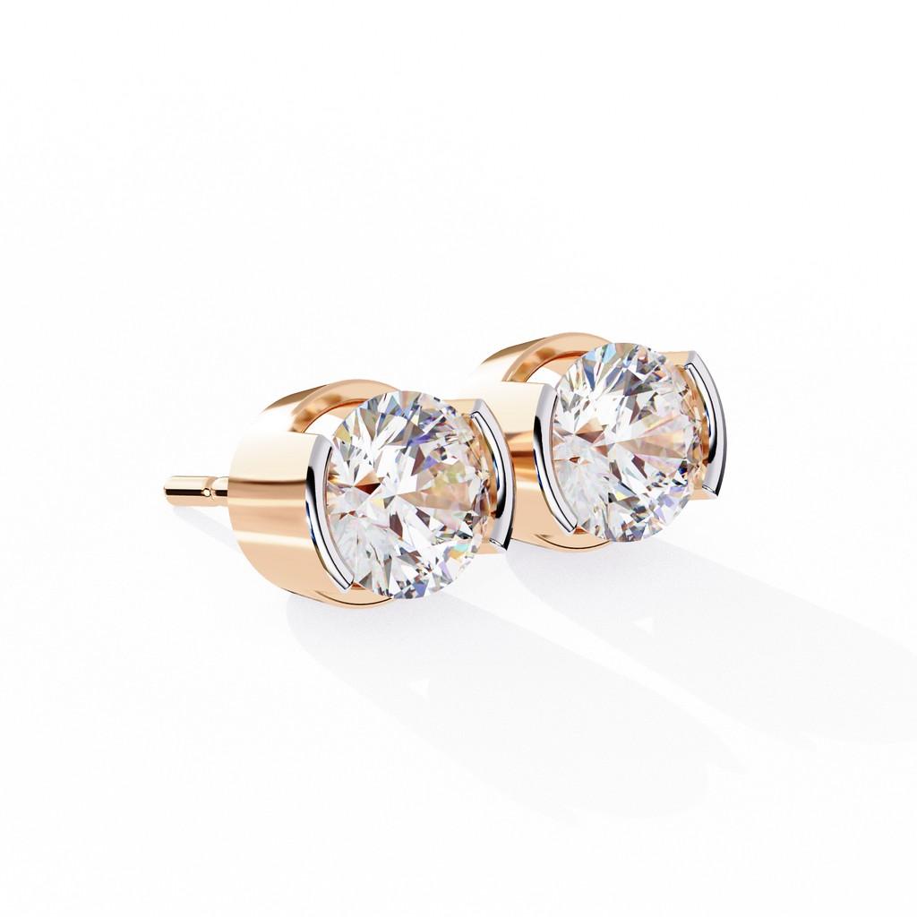 Opulent Round Bezel Earring
