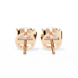 Opulent Round Bezel Earring