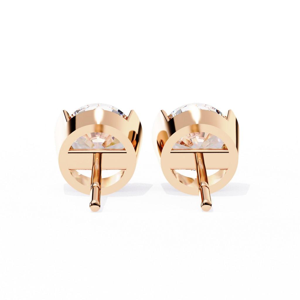 Opulent Round Bezel Earring