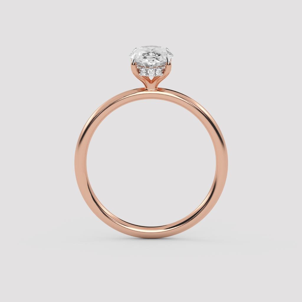 Oval Solitaire Ring