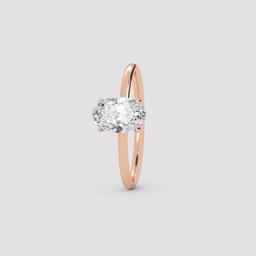 Oval Solitaire Ring