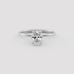 Oval Solitaire Ring