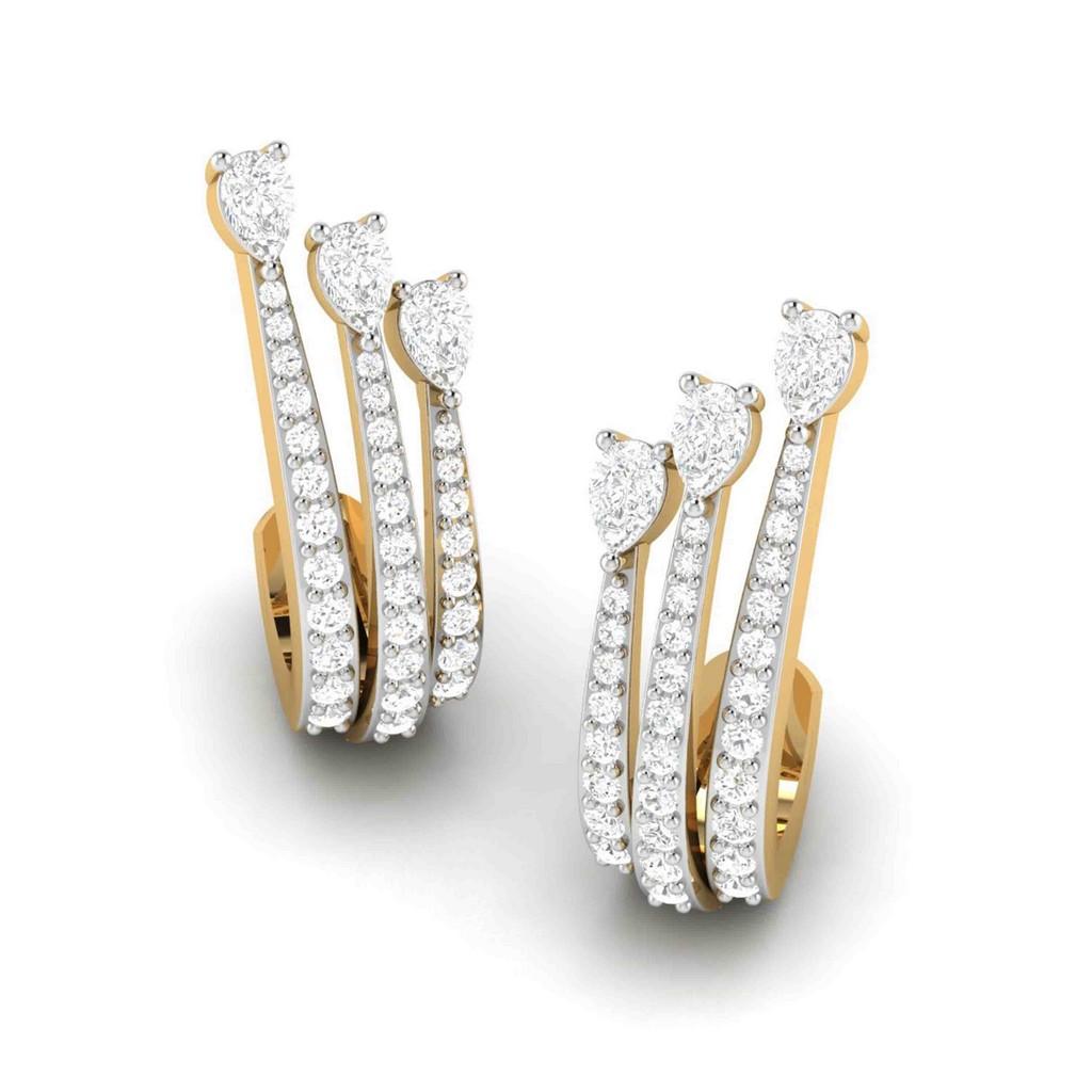 Pear Cascade Earrings