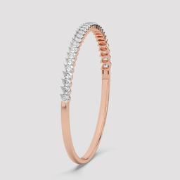 Pear Diamond Station Bangle