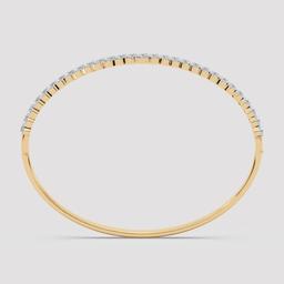 Pear Diamond Station Bangle