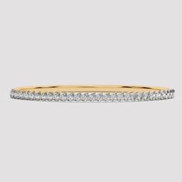 Pear Diamond Station Bangle
