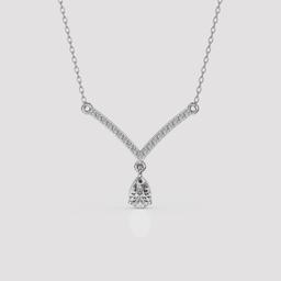 Pear Drop V-Necklace