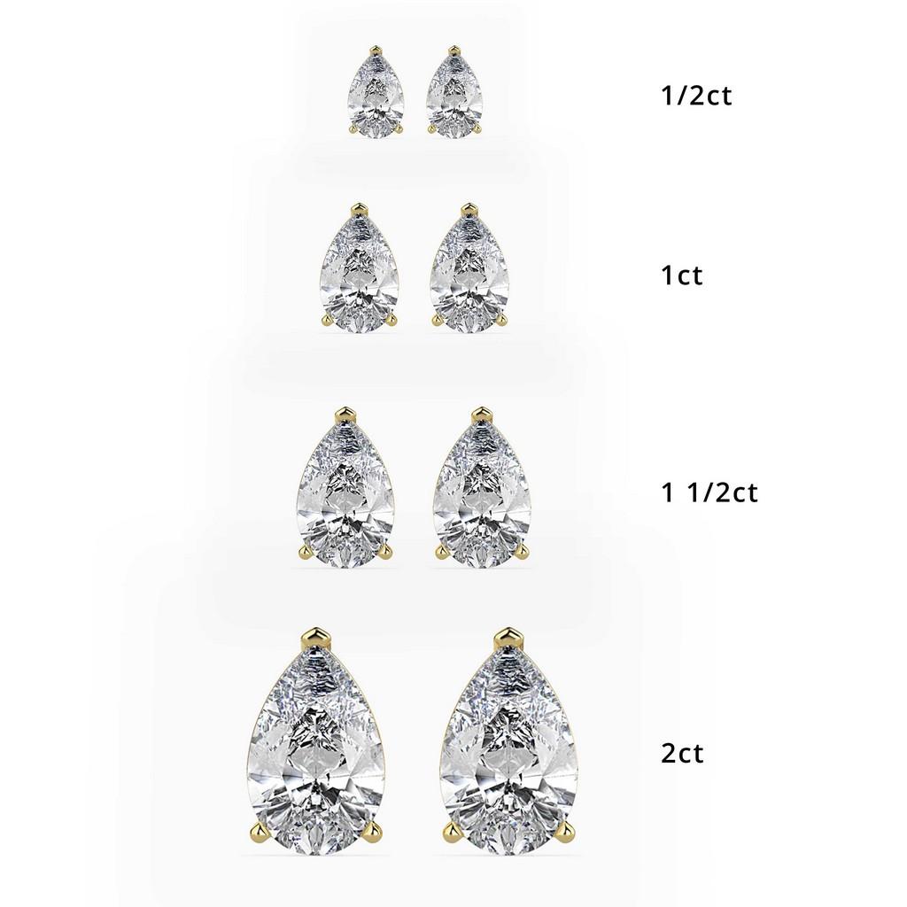 Pear Radiance Studs