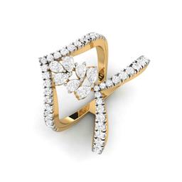 Pear Radiant Bloom Ring