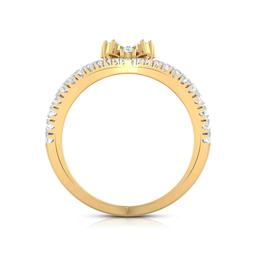 Pear Radiant Bloom Ring